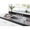 Gourmetier GKTS25228 Drop-in Single Bowl Kitchen Sink, Brushed GKTS25228 - alternate 4